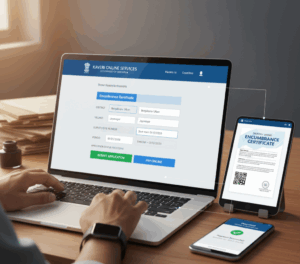 Issuing an Encumbrance Certificate