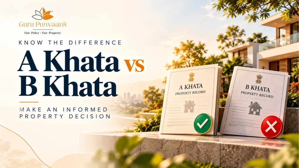 A Khata vs B Khata
