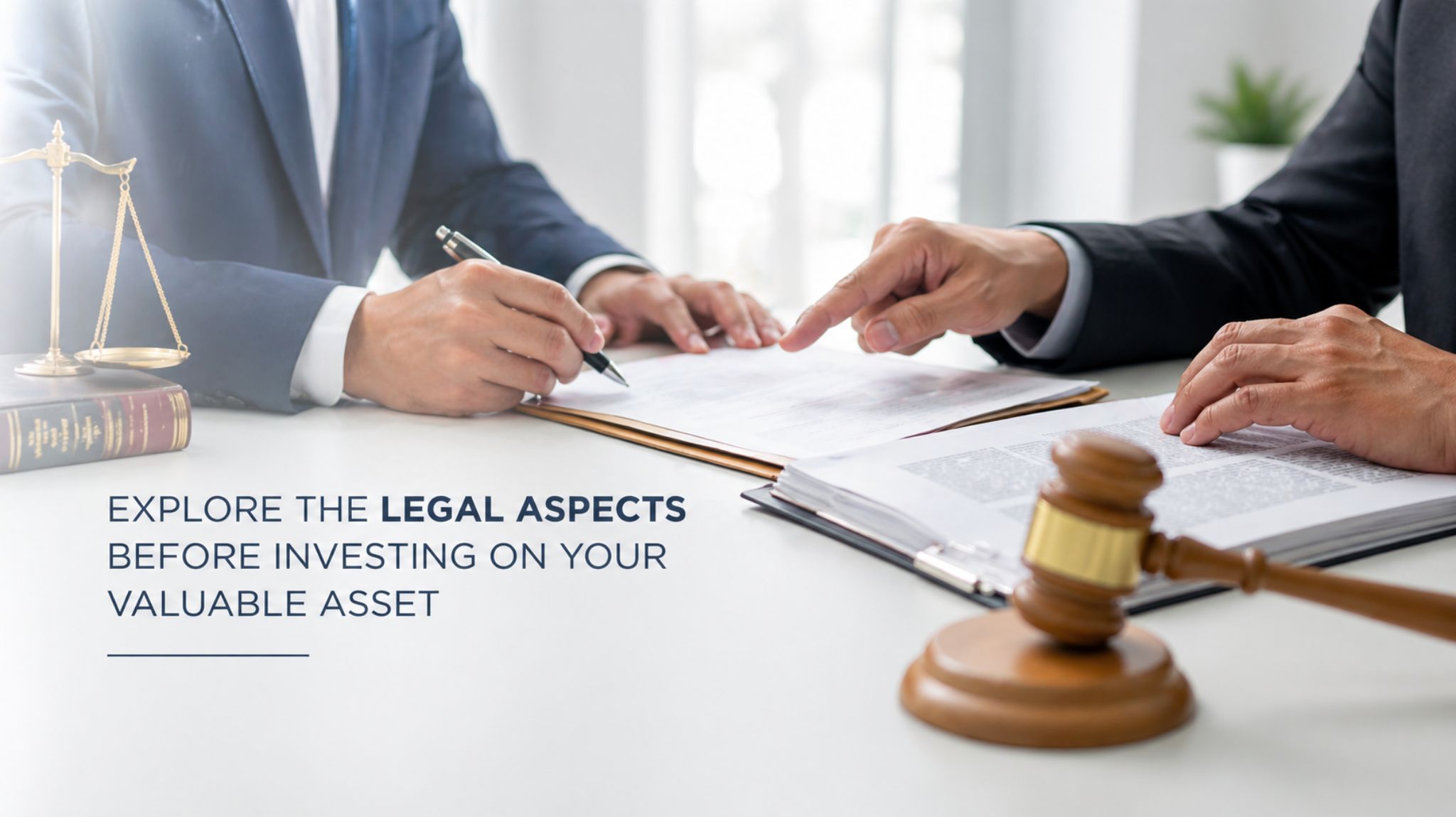 Explore the Legal Aspects Before Investing in your Valuable Asset