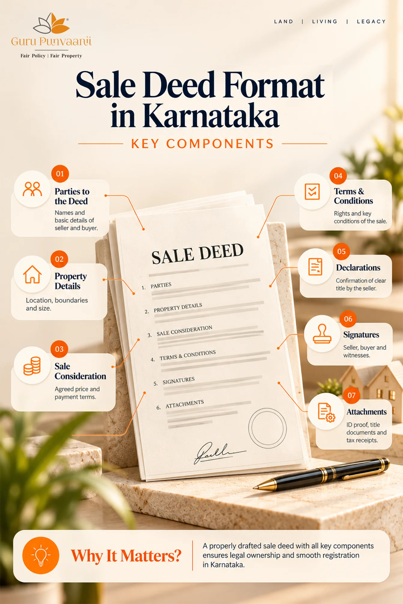 Sale Deed Format in Karnataka - Key Compound