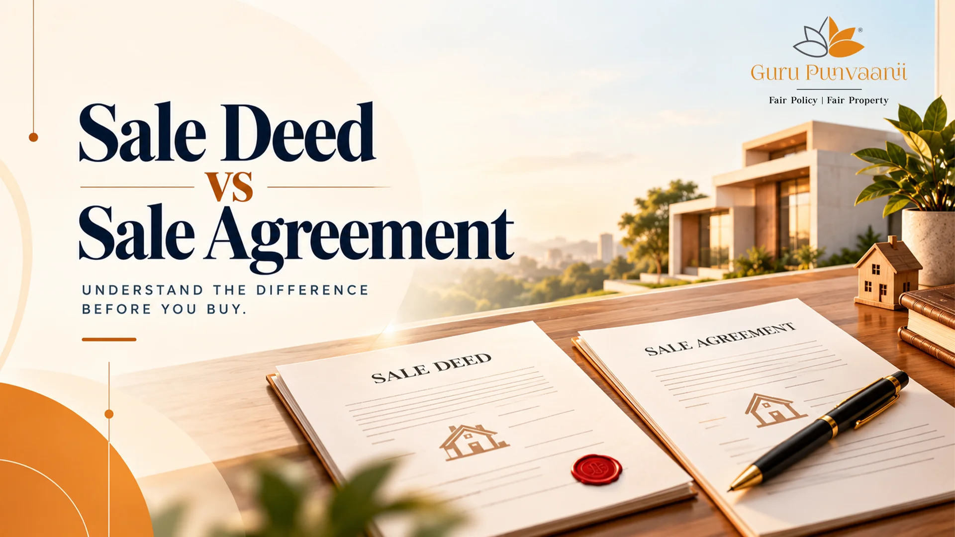 Sale deed and Sale Agreement