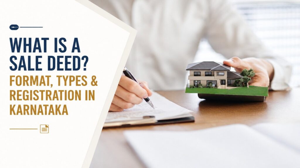 What Is a Sale Deed? Format, Types & Registration in Karnataka