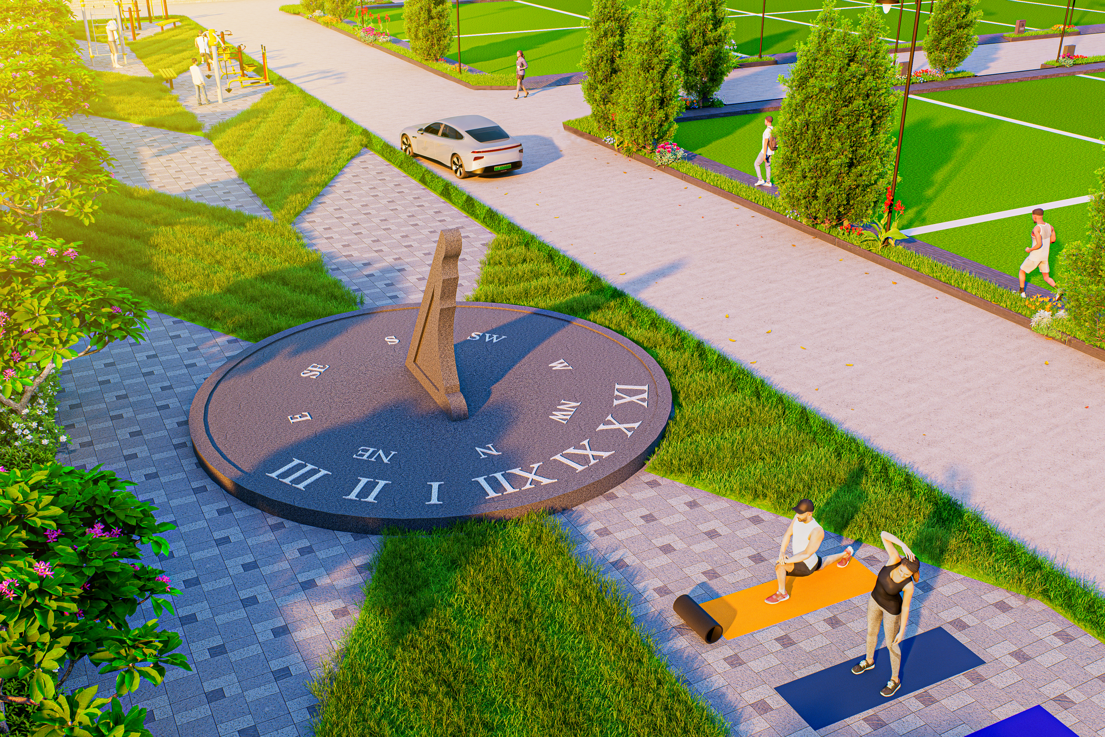 Ernika villa plots community view 1