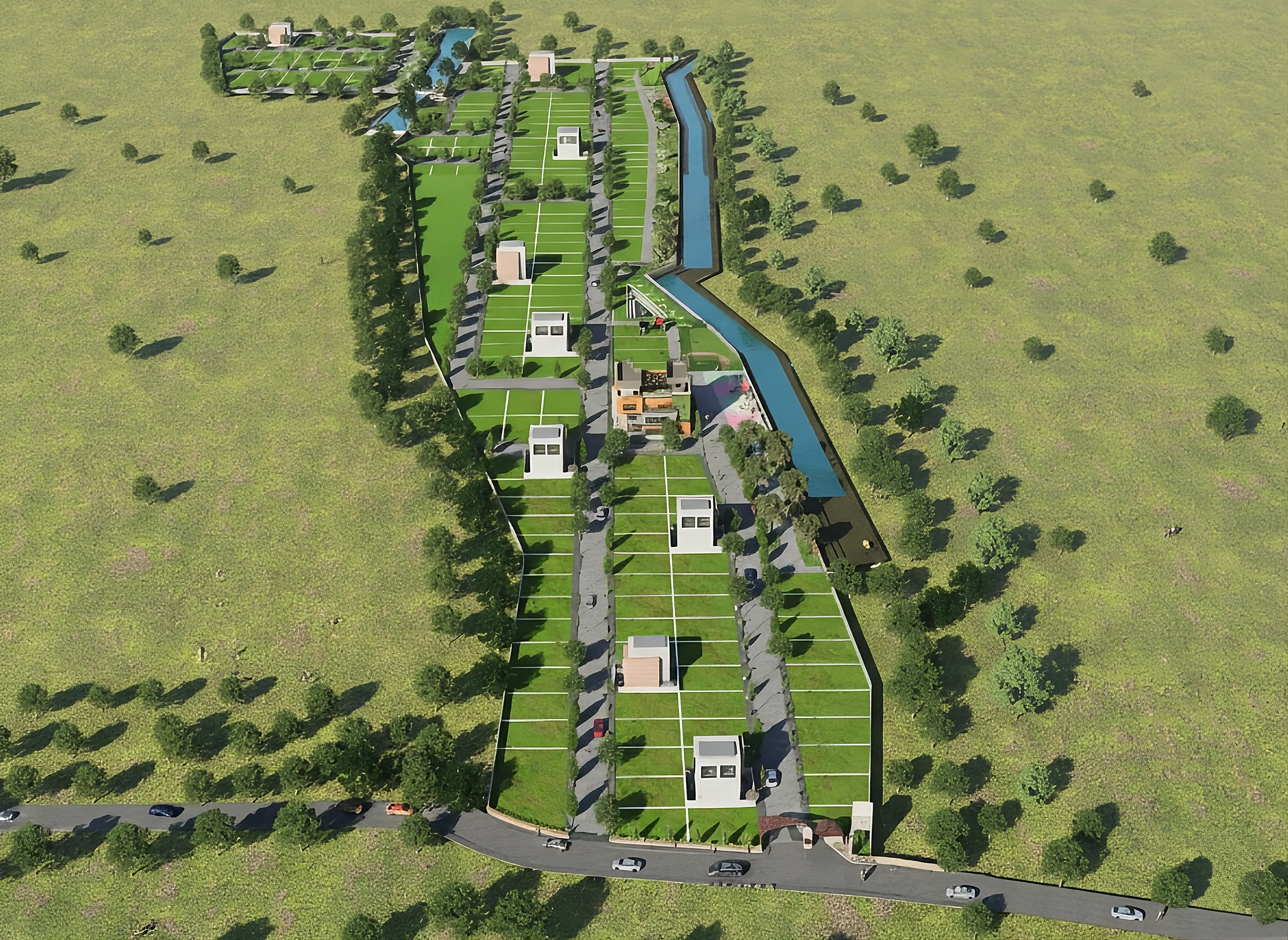 Ernika villa plots community view 10