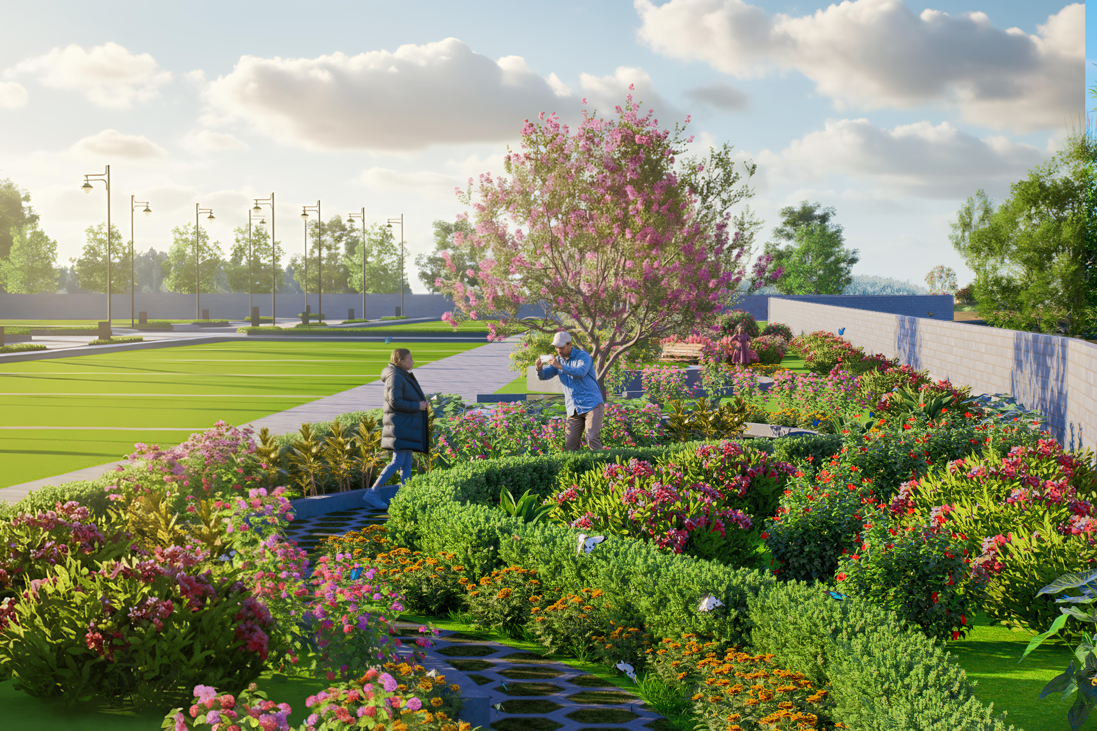 Ernika villa plots community view 3