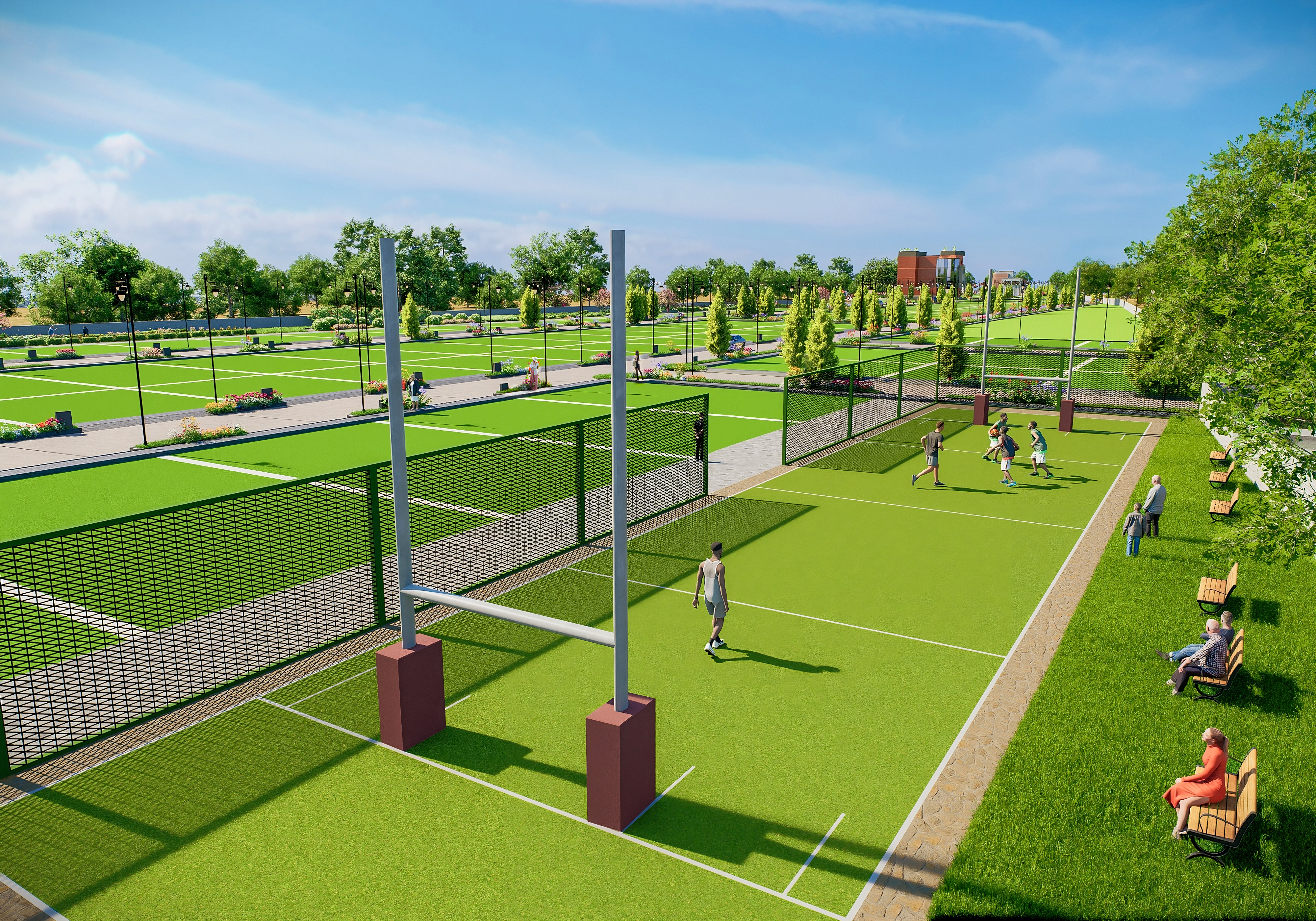 Ernika villa plots community view 6