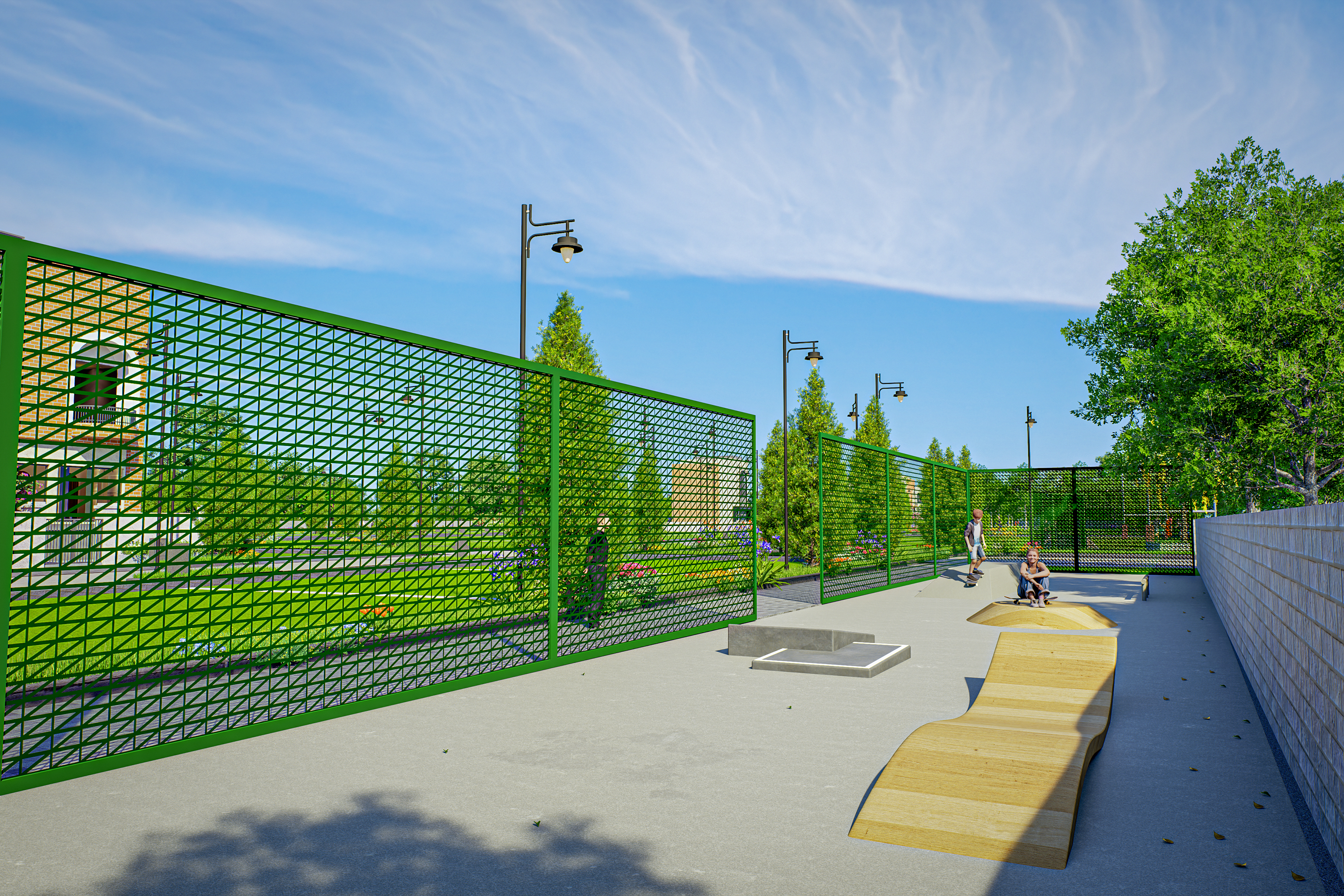 Ernika villa plots community view 7