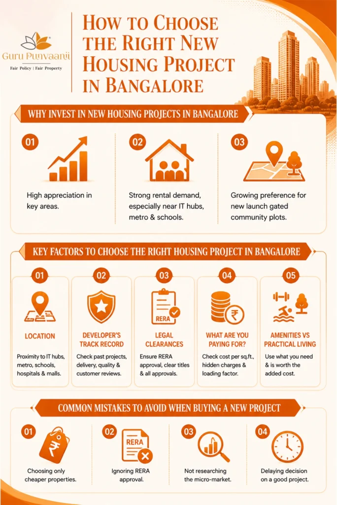 Housing projects in Bangalore and new launch gated community plots in Bangalore
