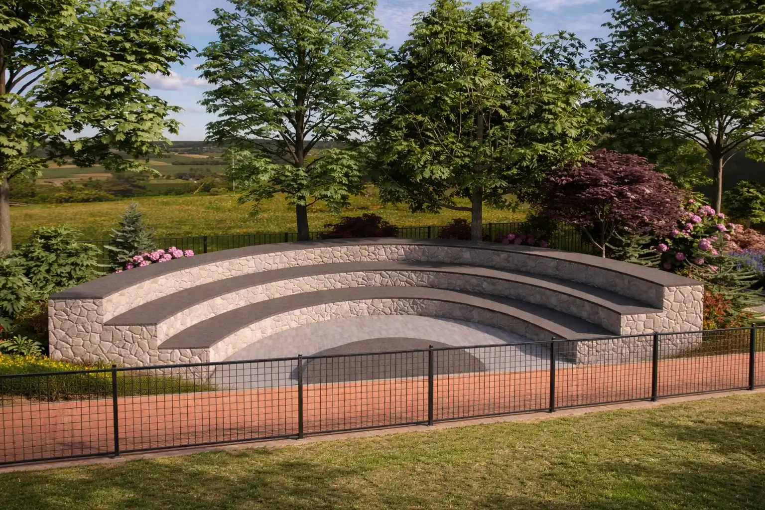 Open air theatre at Ekansh project