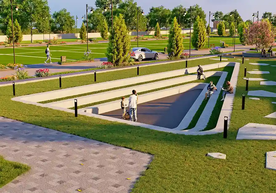 Ernika villa plots community view 10