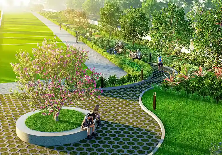 Ernika villa plots community view 5