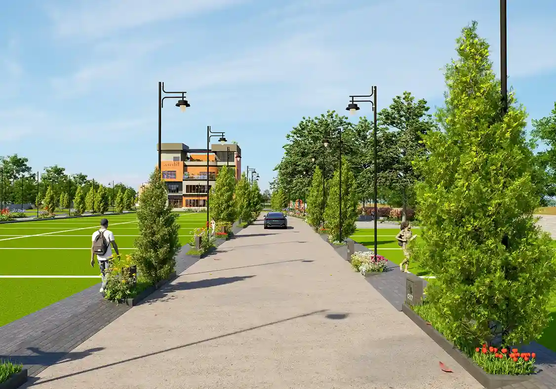 Ernika villa plots community view 2